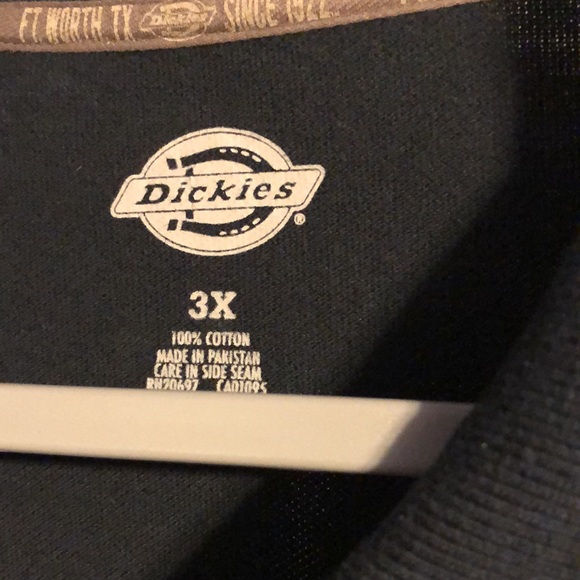 Mens 3x Dickies Navy polo - Picture 2 of 3